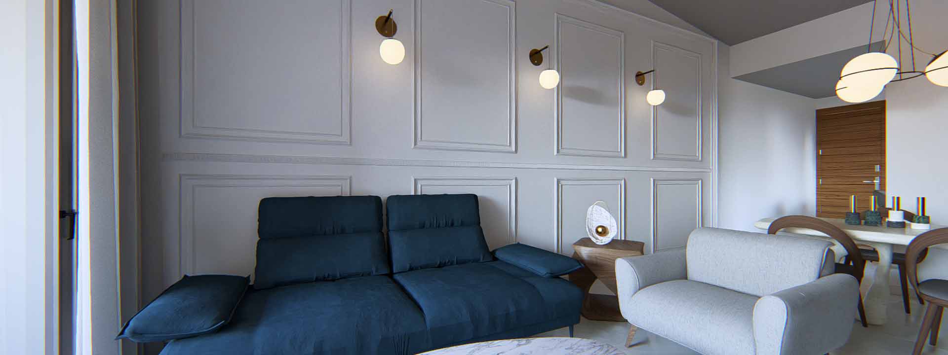 0 4.1 Block A  Apartments Living Room 1