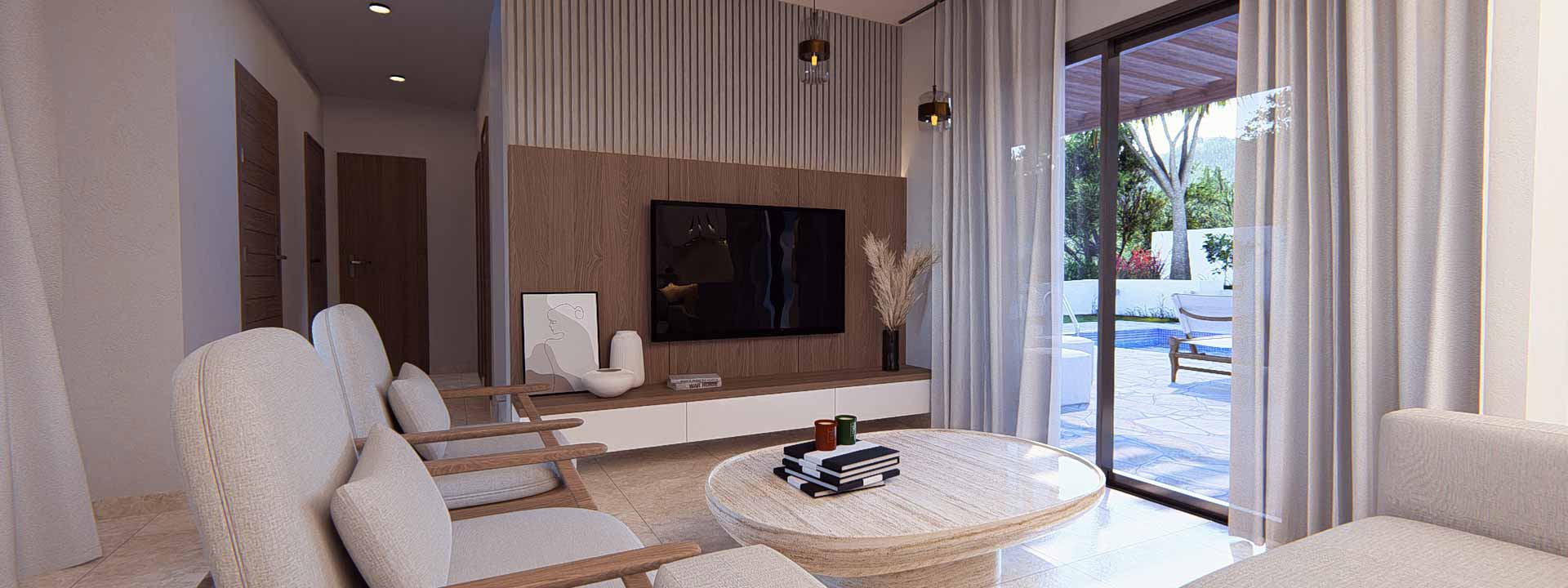 Argaka Vilage 6 V2 Living Room 1