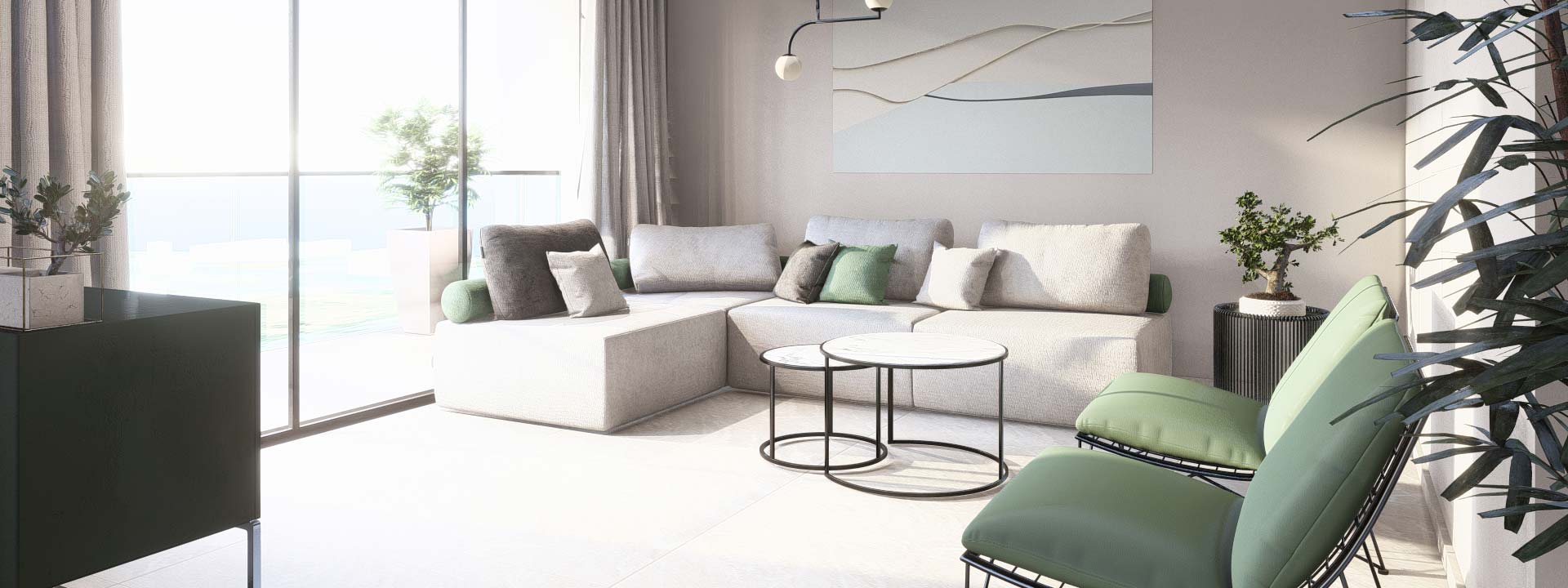 Breeze Residences 202 Living Room 3