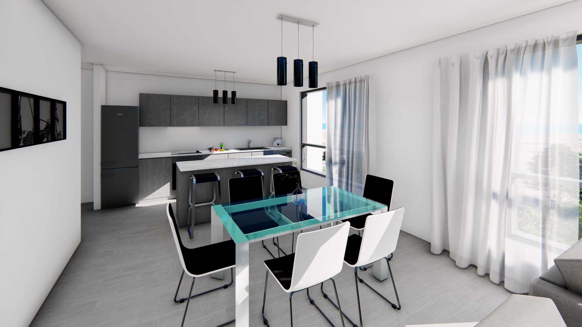 Petridia E v3 Plot 4 Dining Kitchen