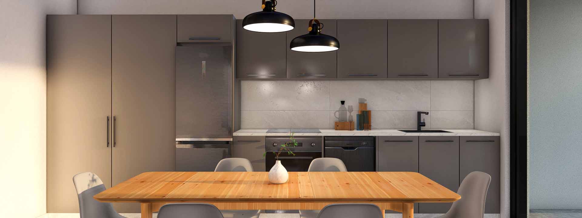 v09 Angelonia Gardens 2 102 202 302 Block A Dining Room Kitchen