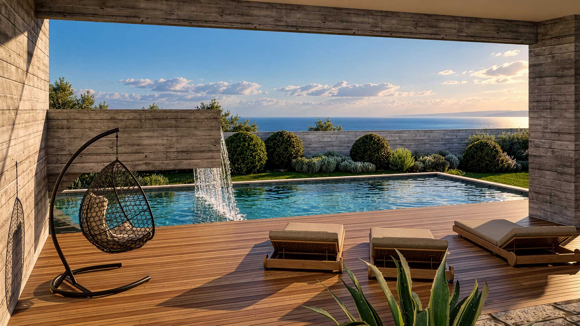 basement sea view