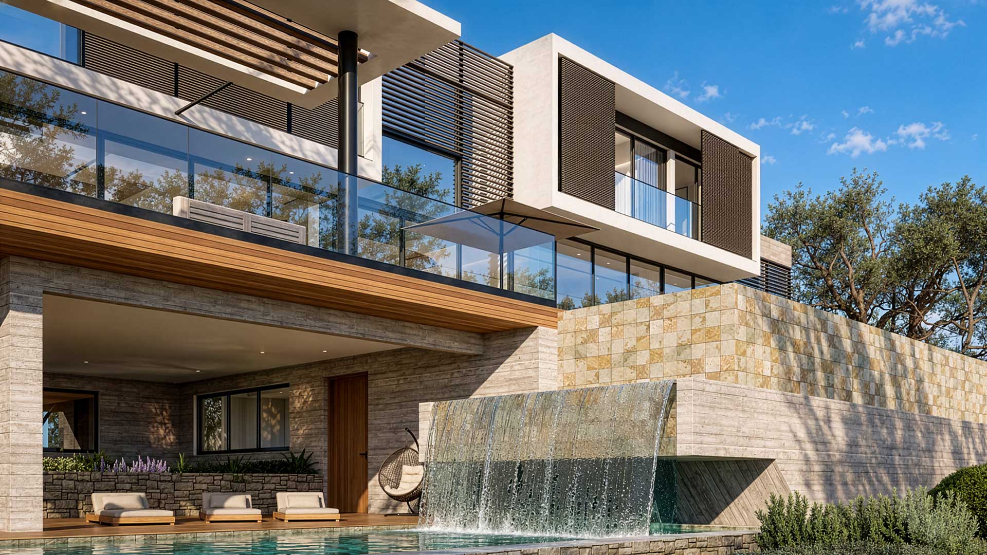 basement water feature