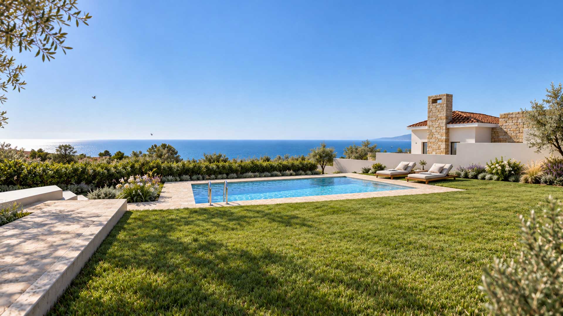 villa 4 pool
