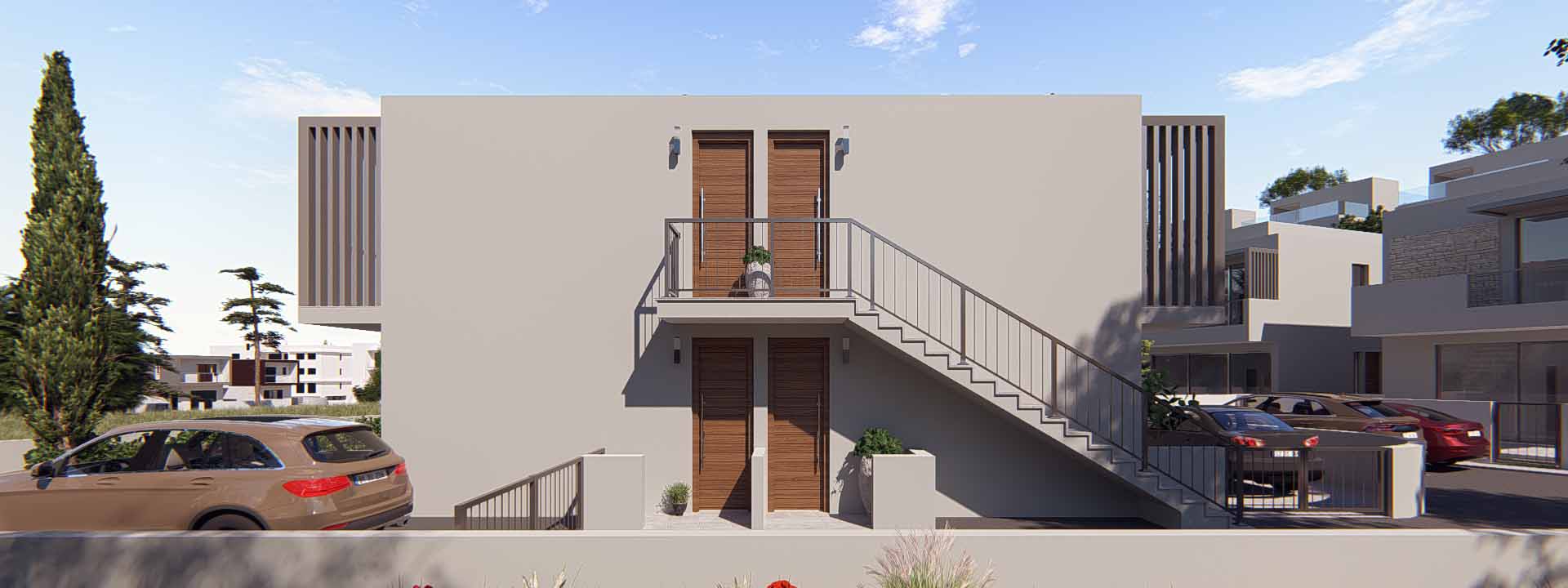 Mieszkanie 2 pokoi 92 m² Pafos, Cyprus